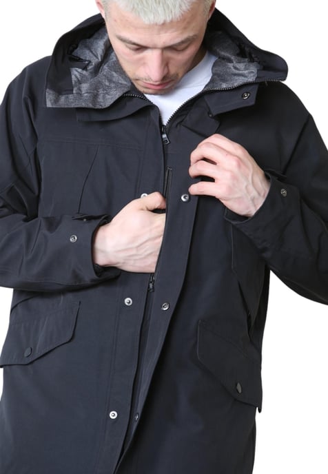Marks and Spencer Cotton Blend Hooded Mac Stormwear Jacket - Image 4