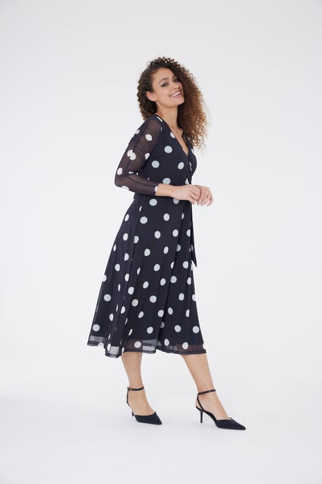 Rebecca Polka Dot Dress