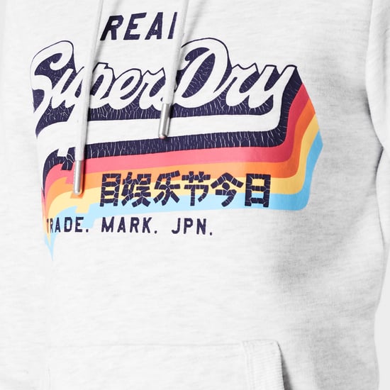 Women's Superdry Vintage Logo Hoodie in White