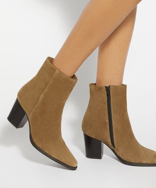 Dune Ladies Paxten - Leather Western Ankle Boots