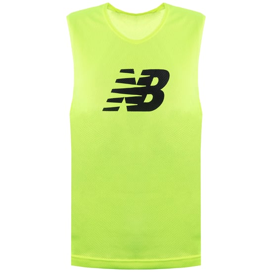 New Balance Training Bib Mens Fluo Yellow Vest - Image 1