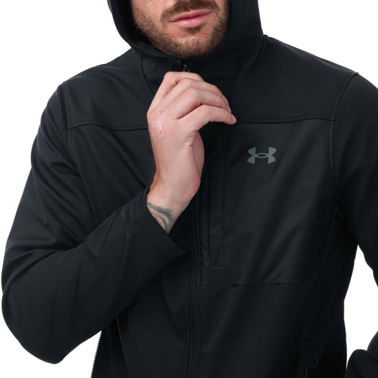 Men's Under Armour Storm ColdGear Shield Hooded 2.0 Jacket in Black - Image 4