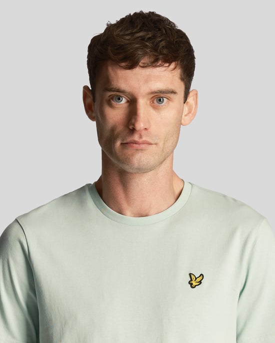 Men's Lyle & Scott Plain T-Shirt in Green