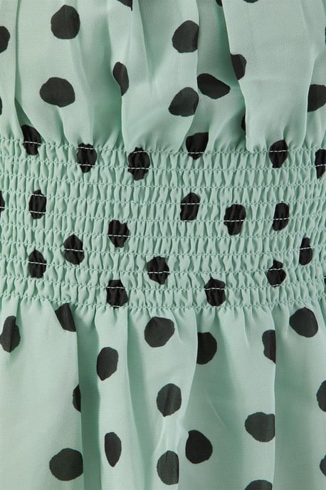 Chiffon Polka Dot Blouse