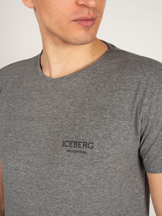 Iceberg T-shirt C-neck Men's Grey