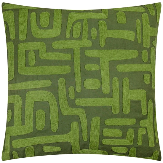Hoem Brooke Embroidered Cotton Cushion Cover - Image 1