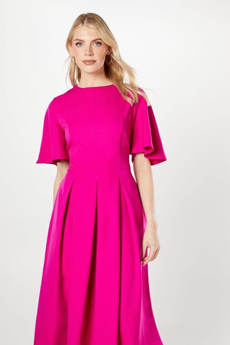 Seam Detail Midi Dress