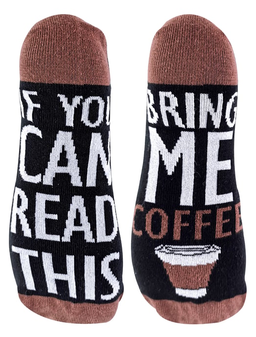 Om du kan läsa detta Strumpor Bring Me Coffee Strumpor - Image 1