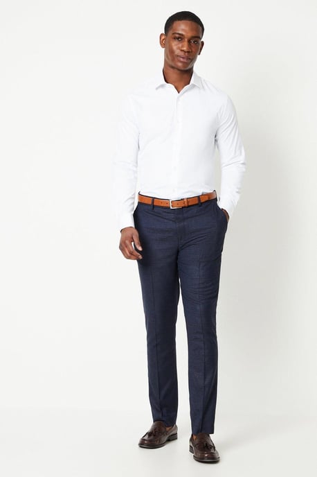 Easy Iron Double Cuff Tailored Dress Shirt - Image 2