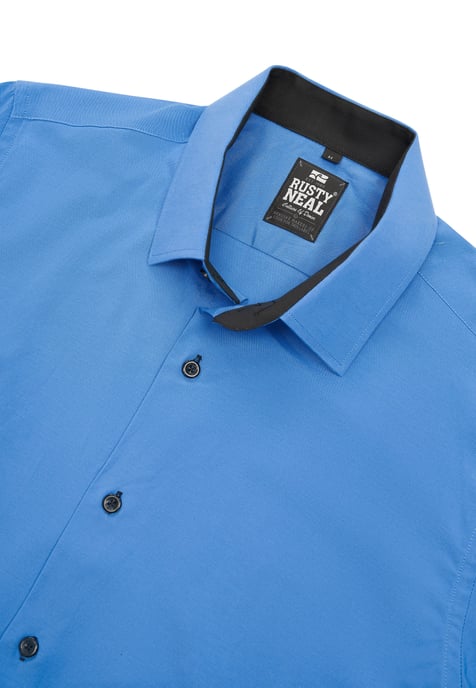 Rusty Neal Overhemden Overhemd Slim Fit Blauw - Image 3