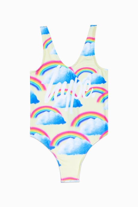 Hype Lemon Rainbow Kids Swimsuit