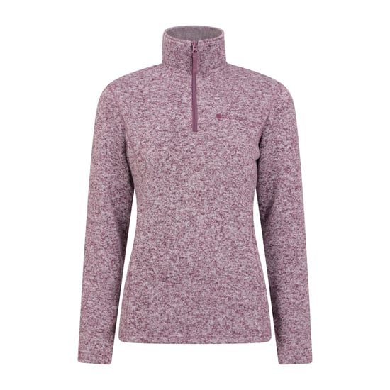 Mountain Warehouse Dam/Dotter Idris Half Zip Fleece Top (Bourgogne) - Image 1