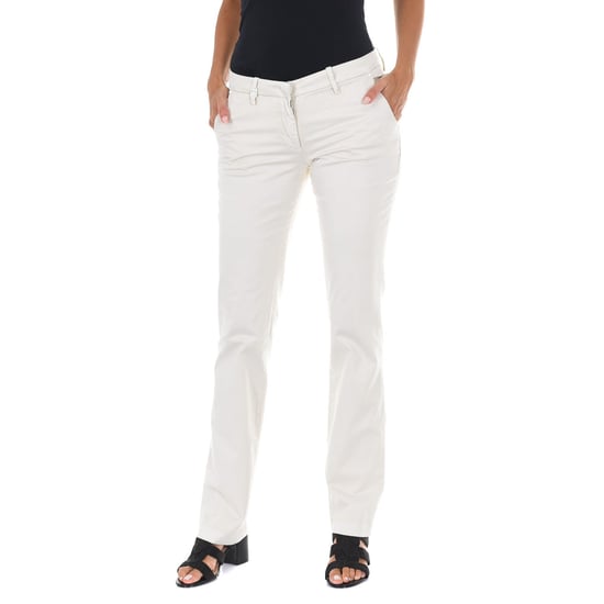 Long Chinese style pants with straight hems 70DBF0028-R123 woman