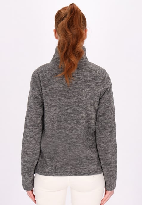 Dreimaster Fleece jas Dames grijs melange - Image 4