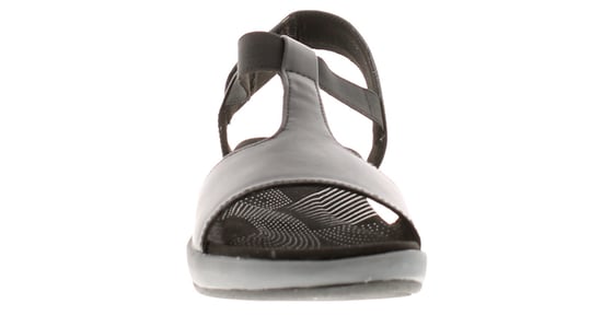 Damskon i läder sommar sandal svart - Image 3