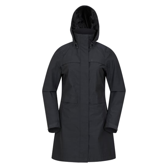 Mountain Warehouse Womens/Ladies Cloudburst Textured Waterproof Jacket (Black) - Image 1