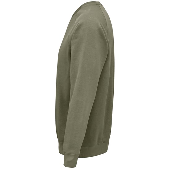 SOLS Unisex Adult Space Organic Raglan Sweatshirt (Khaki)