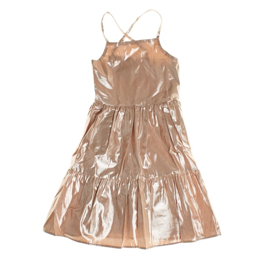 Metallic party dress 664477 girl