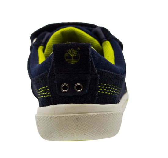 Timberland Littleton Ox Blue Suede Hook And Loop Toddlers Trainers A15RE