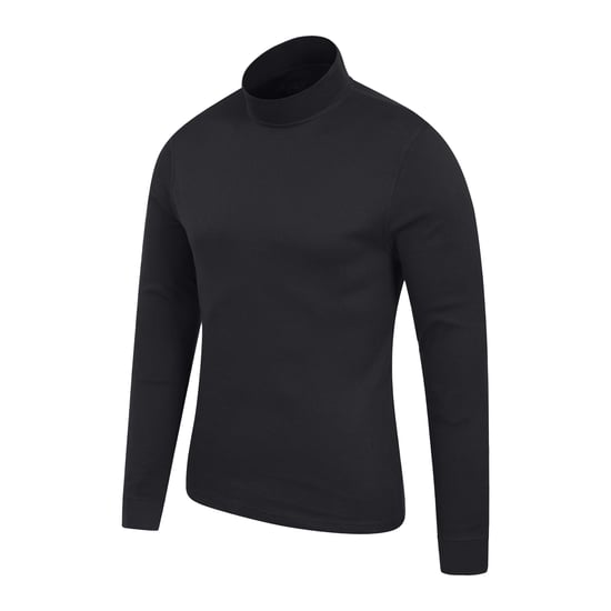 Mountain Warehouse Heren Meribel Schildpad Hals Base Layer Top (Zwart) - Image 3