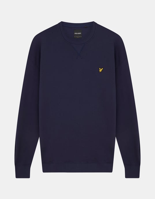 Lyle & Scott Crew Neck Sweatshirt in Navy - Image 5