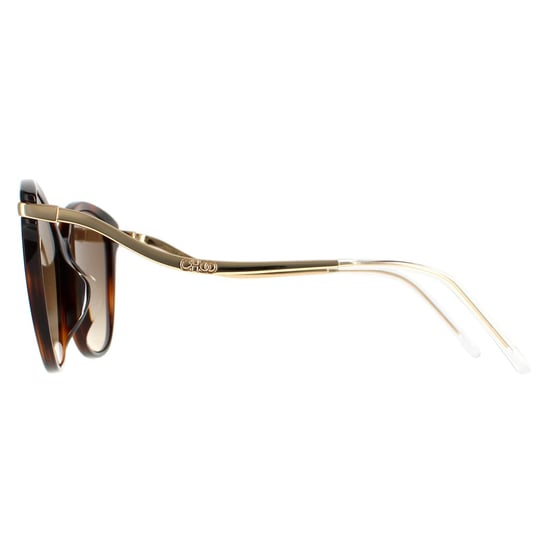 Jimmy Choo CatEye Womens Glitter Havana Brown Gradient Peg/F/S