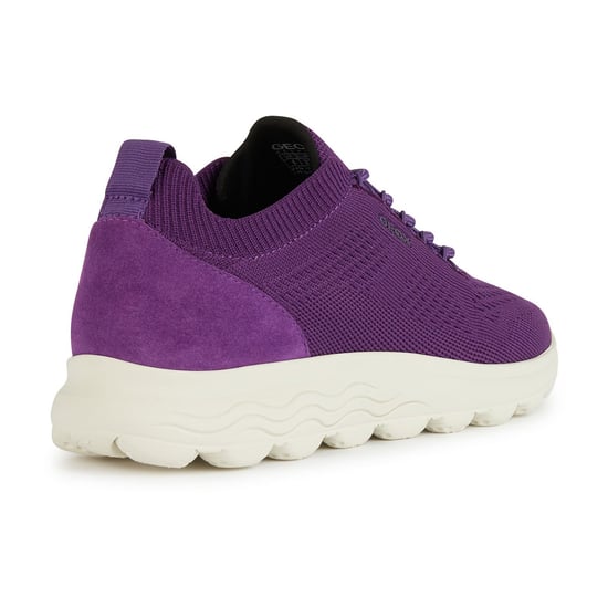 Geox D Spherica A Leren Vrouwen Paars Trainers - Image 2