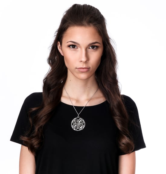 Orphelia Dames 925 Sterling Zilveren Ketting met Hangertje - Zwart ZH-6035/3 - Image 5