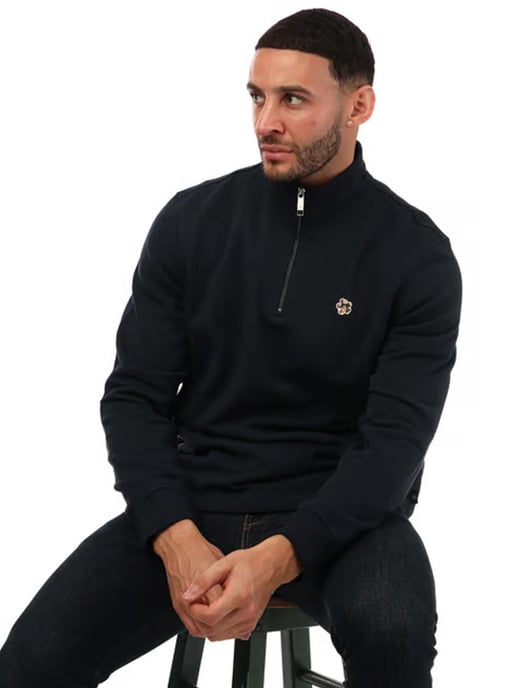 Ted Baker heren Sweatshirt met halve rits - Kilbrn - Image 4