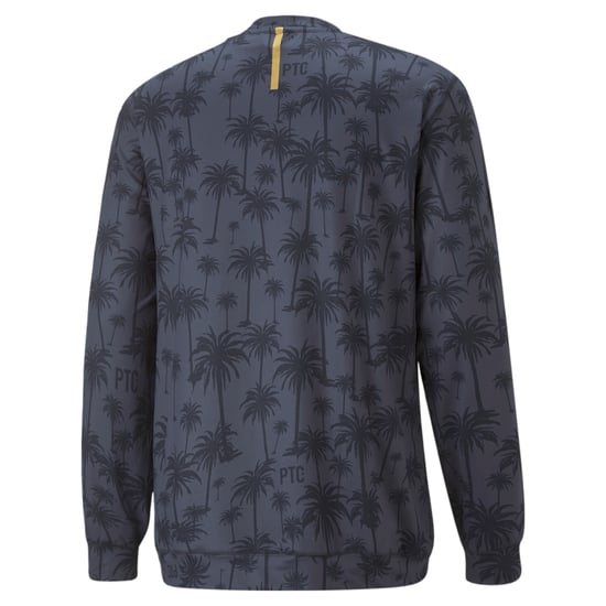 PUMA Mens PUMA x Palm Tree Crew Lightweight Crew Neck Golf Sweatshirt - Image 6