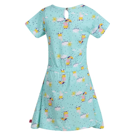 Regatta Baby Girls Peppa Pig Clouds Casual Dress (Aruba Blue)