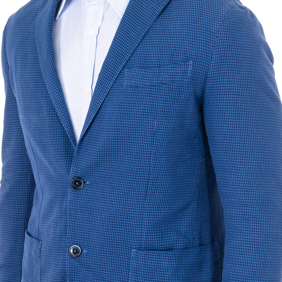 Long sleeve blazer with lapel collar HMJA01 man