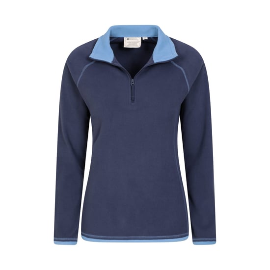 Mountain Warehouse Dames/Dames Montana Half Zip Fleece Top (Marine) - Image 3