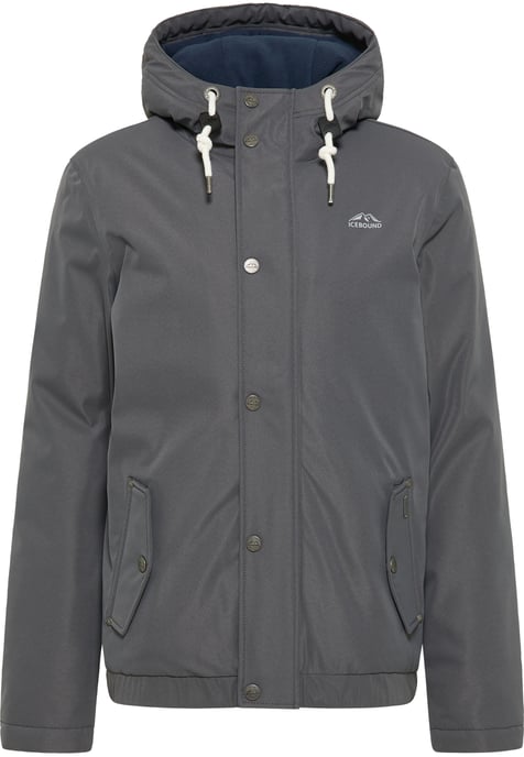 ICEBOUND Winter jacket Men stone grey - Image 1