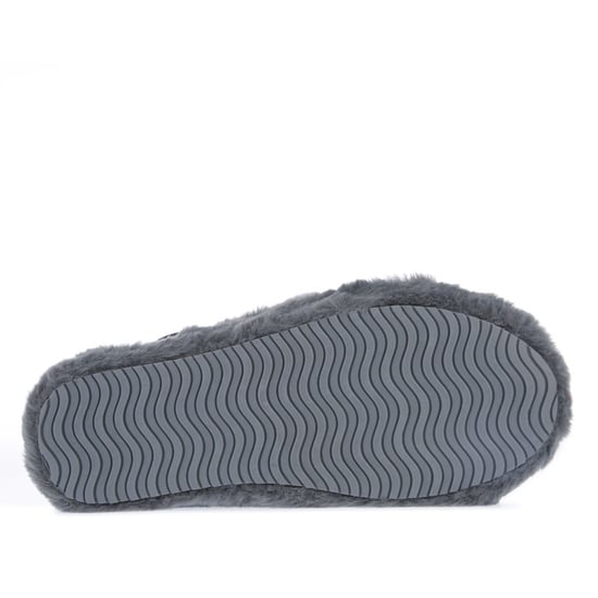 Girl's Original Penguin Junior Fluffy Slipper in Grey - Image 3