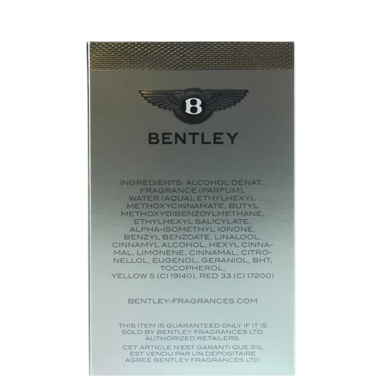 Bentley For Men Eau de Toilette 100ml Spray