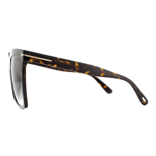 Tom Ford Sunglasses Sabrina 02 FT0764 52K Dark Havana Roviex Brown Gradient - Image 3
