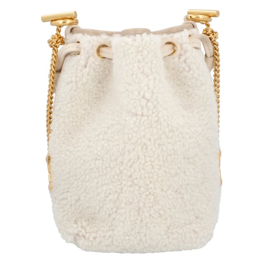 Chloé Marcie Micro Bucket Bag Beige - Image 3
