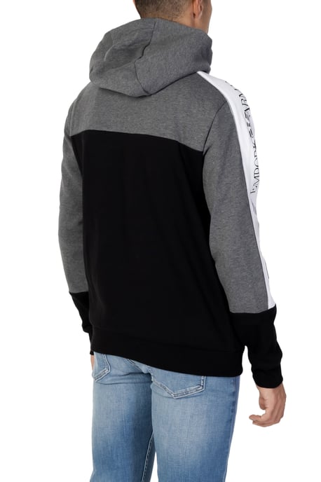 Ea7 Men's Hoodie In Black