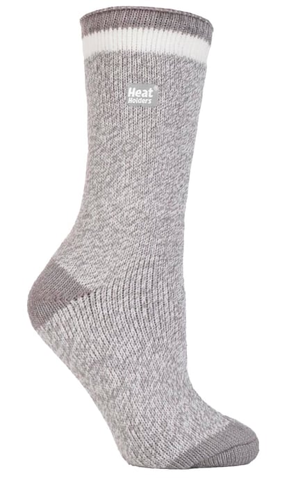Heat Holders - Ladies Patterned Winter Warm Thermal Socks 4-8 UK - Image 1