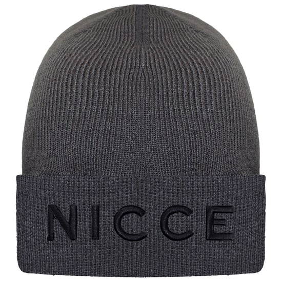 Nicce Mini Mercury Mens Grey Beanie - Image 1