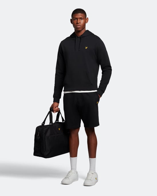 Lyle & Scott Pullover Hoodie Plus in Black - Image 2