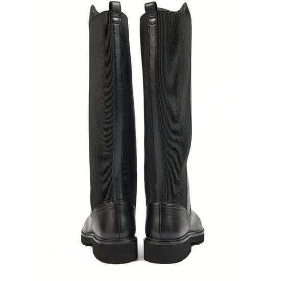 Pod Hannah Leather/Textile Women's Black Boots - Image 2
