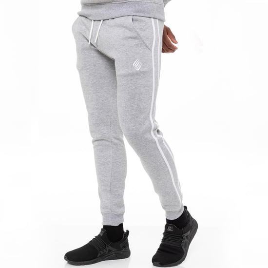 Herr grå träningsoverall joggers| Enzo Designer Menswear - Image 3