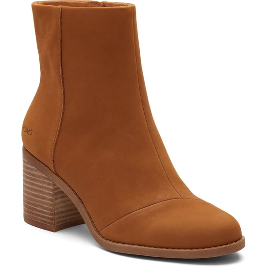 TOMS Evelyn Leather Women's Tan Boots - Image 1