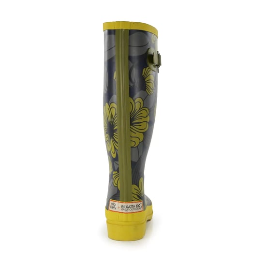 Regatta Womens/Ladies Orla Kiely Floral Wellington Boots (Heligan Yellow)