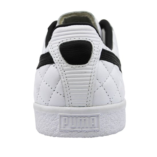 Puma Clyde Dressed Part Deux FM White Leather Lace Up Mens Trainers 363636 01
