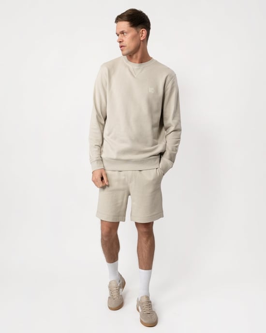 BOSS Orange Westart Heren Crewneck Sweatshirt Met Logopatch - Image 3