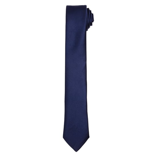 Premier Unisex Adult Slim Tie (Navy) - Image 1
