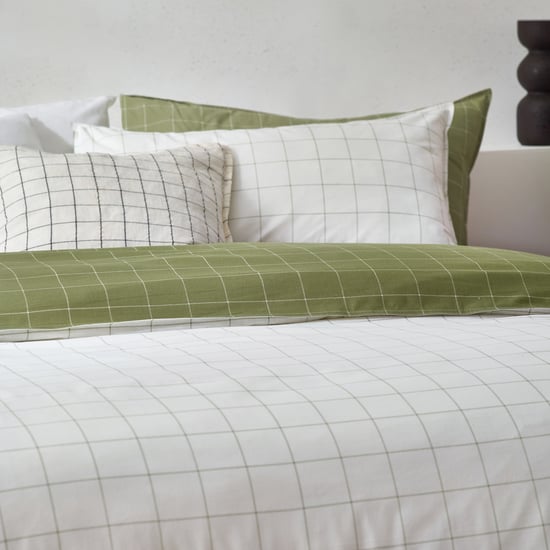 Yard Howarth Check Reversible Duvet Cover Set - Image 3